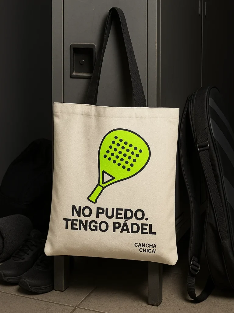 "no puedo tengo padel" tote bag print on demand
